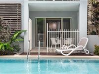 Mantra Aqueous on Port-1 Bedroom Spa Swim Out Apartment Pool deck