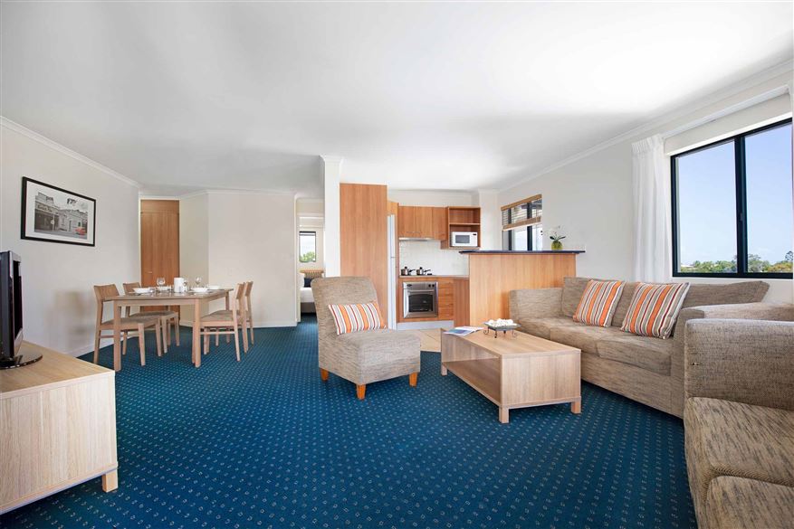2 Bedroom Apartment Lounge-Mantra Hervey Bay