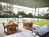 Barbecue and Tennis Court – Mantra Wings