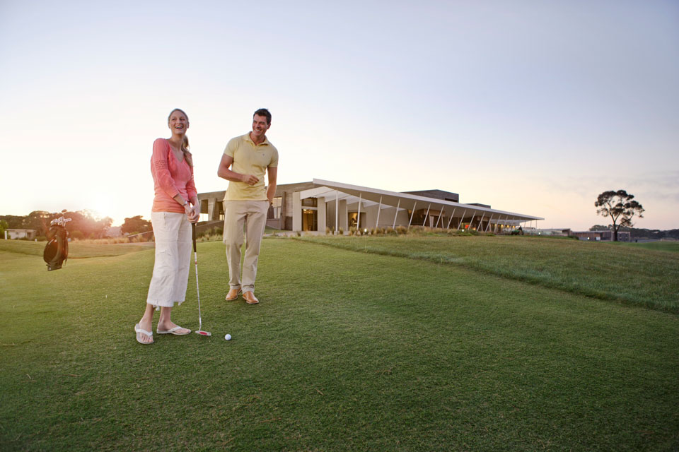 Golf course on the Mornington Peninsula