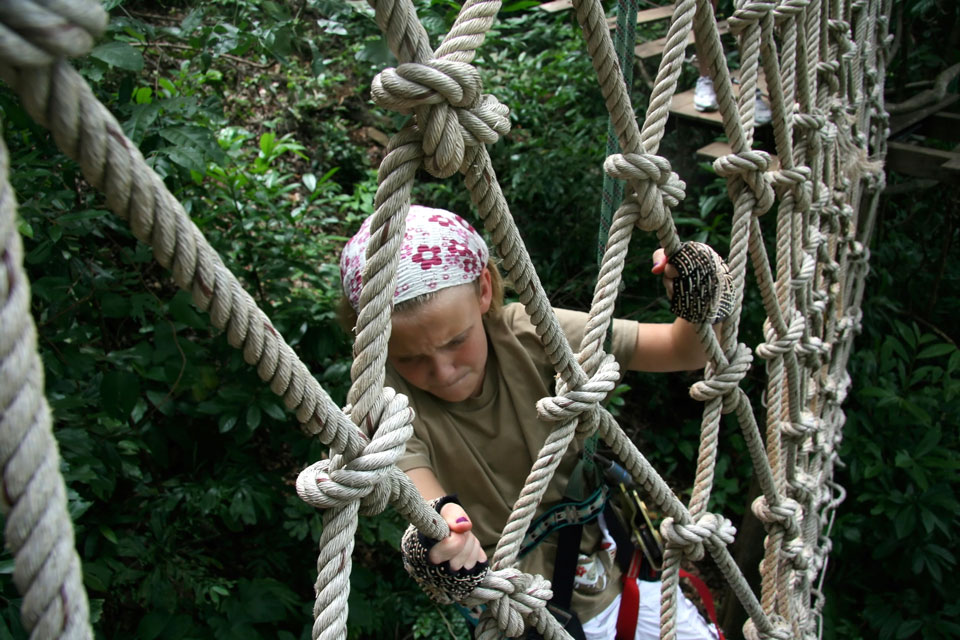 High rope adventures at Mornington Peninsula