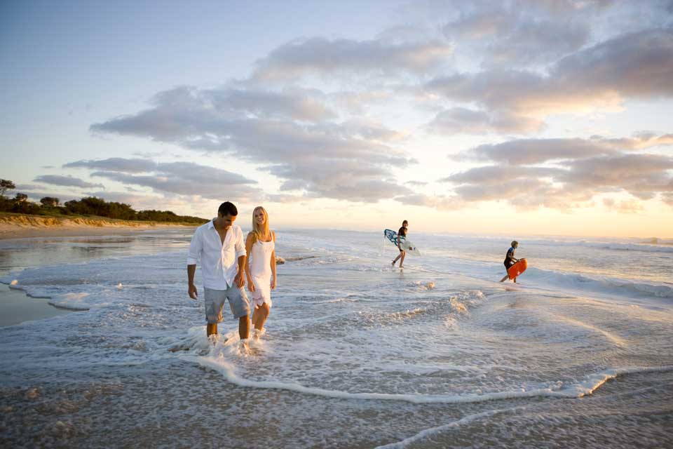 Paddle boarding, fishing and snorkelling in Kingscliff